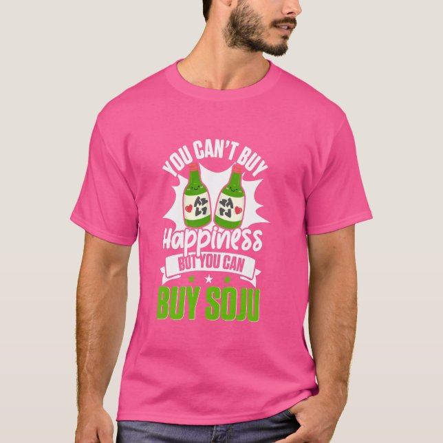 Camiseta Corea Soju Alcohol Beber comida Kpop (Anverso)