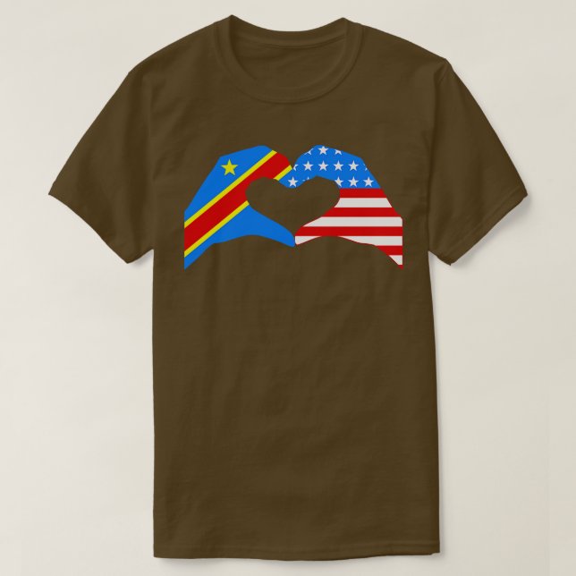 Camiseta Coreamos Congo Estados Unidos Multinacional Bander (Diseño del anverso)