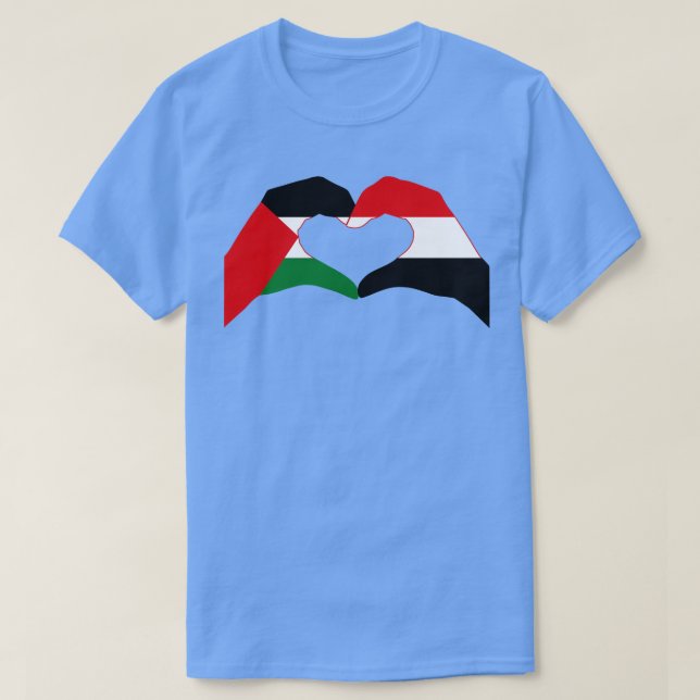Camiseta Coreamos la serie patriótica palestina Yemen (Diseño del anverso)