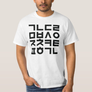 Camiseta coreana de la edición del error