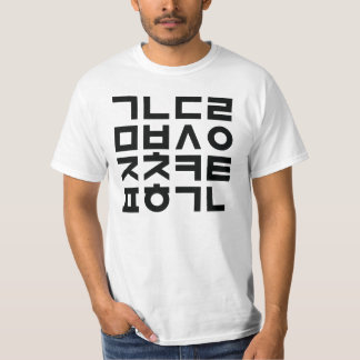 Camiseta coreana de la edición del error