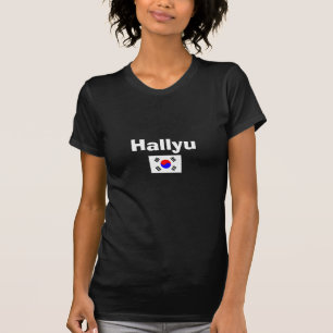 Camiseta coreana de la onda de Hallyu