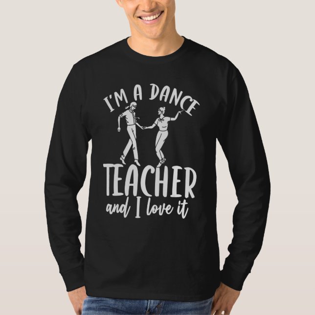 Camiseta Coreografía Danza Instructor de baile Enseñar bail (Anverso)