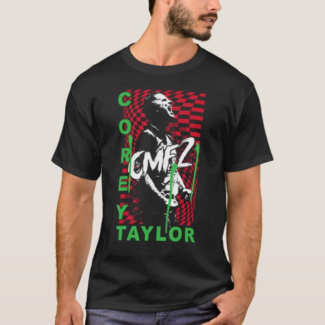 Camiseta Corey Taylor - Checker (Anverso)