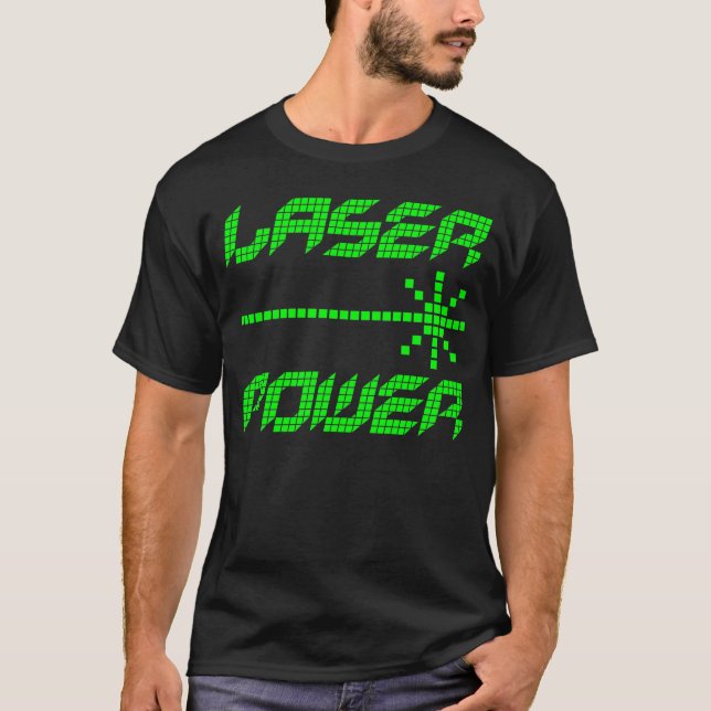 CAMISETA COREY TIGER 1980 RETRO LASER POWER (Anverso)