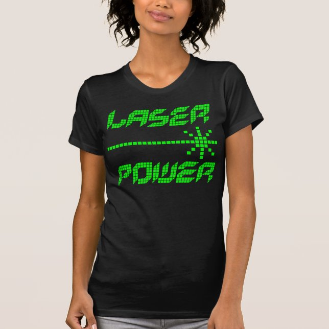 Camiseta COREY TIGER 1980s RETRO LÁSER POWER (Anverso)