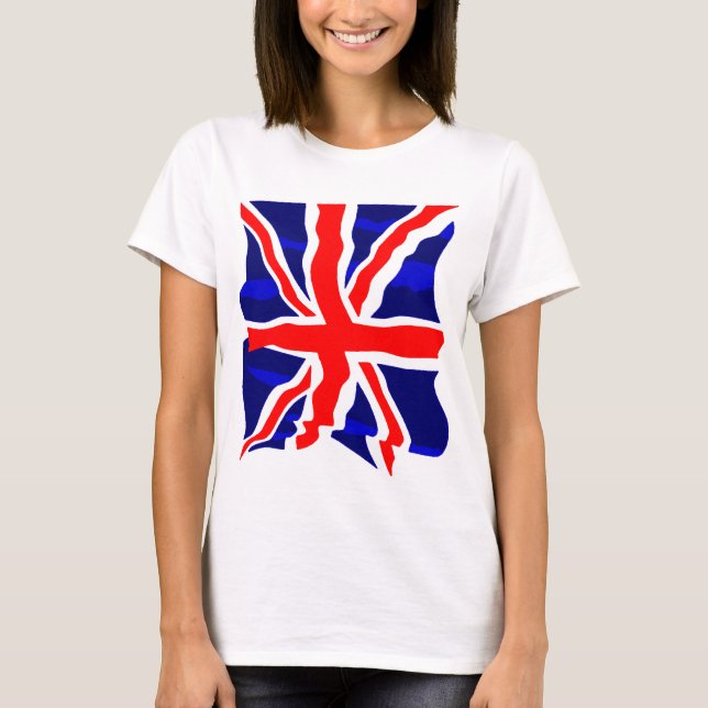 Camiseta Corey Tiger 80 Retro Bandera británica (Anverso)