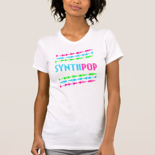 Camiseta Corey Tiger 80 Retro Neon Synth Pop Waves