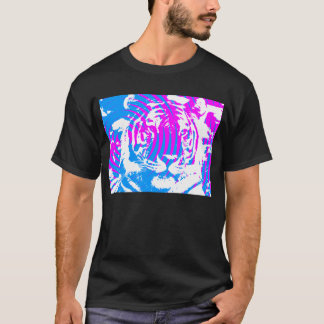Camiseta Corey Tiger 80s Arte Óptico Vintage