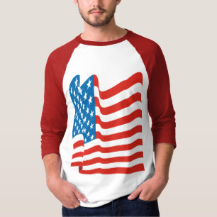 Camiseta Corey Tiger 80s Bandera Americana Vintage