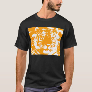 Camiseta COREY TIGER 80's CARA DE TIGRE NARANJA