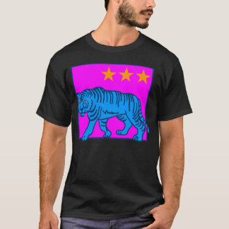 Camiseta COREY TIGER 80's ESTRELLAS DE TIGRE AZUL