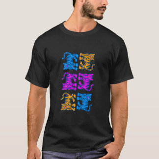 Camiseta COREY TIGER 80's MULTI TIGER VERTICAL