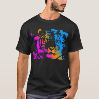 Camiseta Corey Tiger 80's New Wave Tiger Face