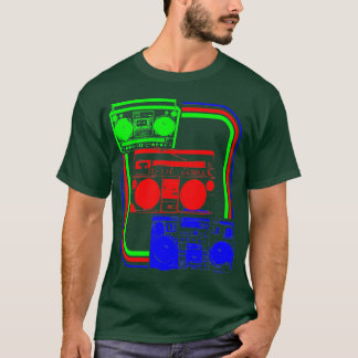Camiseta Corey Tiger 80s Radio Retro Boombox