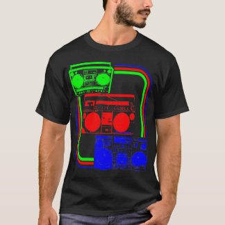 Camiseta Corey Tiger 80s Radio Retro Boombox