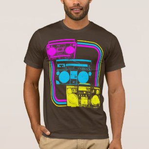 Camiseta Corey Tiger 80s Radio Retro Boombox