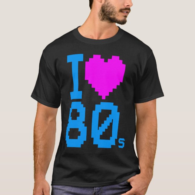 Camiseta Corey Tiger 80s Retro I Love 80s Shirt (Anverso)