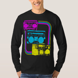Camiseta Corey Tiger 80s Retro Radio Boombox