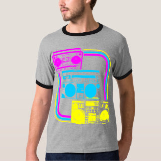 Camiseta Corey Tiger 80s Retro Radio Boombox