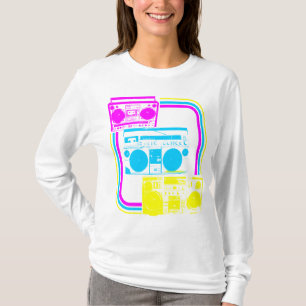 Camiseta Corey Tiger 80s Retro Radio Boombox