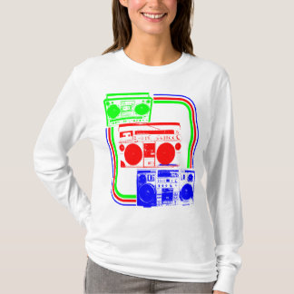 Camiseta Corey Tiger 80s Retro Radio Boombox
