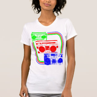 Camiseta Corey Tiger 80s Retro Radio Boombox