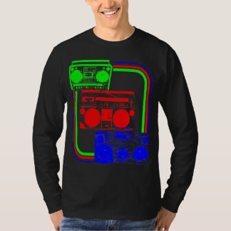 Camiseta Corey Tiger 80s Retro Radio Boombox