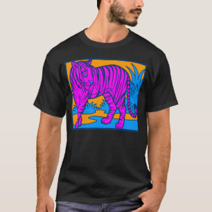 Camiseta COREY TIGER 80's TIGRE ROSA ESCENA
