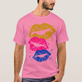 Camiseta Corey Tiger 80s Vintage Labios y Estrellas Besos