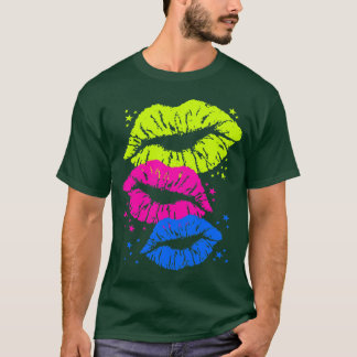 Camiseta Corey Tiger 80s Vintage Labios y Estrellas Besos