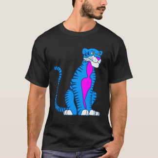 CAMISETA COREY TIGER ALERTA DE LOS 80 TIGRE AZUL