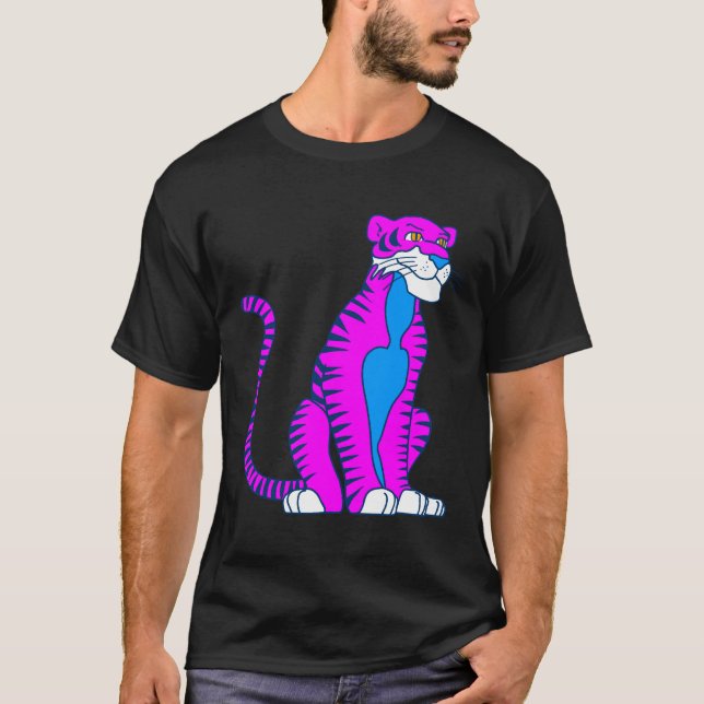 CAMISETA COREY TIGER ALERTA TIGRE ROSA 80 (Anverso)