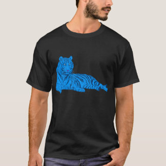CAMISETA COREY TIGER AÑOS 80 SALA DE ESTAR TIGRE AZUL