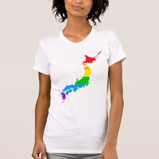 Camiseta Corey Tiger Estilo 80s Arcoíris Japón