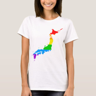 Camiseta Corey Tiger Estilo 80s Japón Arcoíris