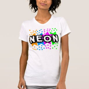 CAMISETA COREY TIGER ESTRELLAS NEÓN RETRO DE LOS 80