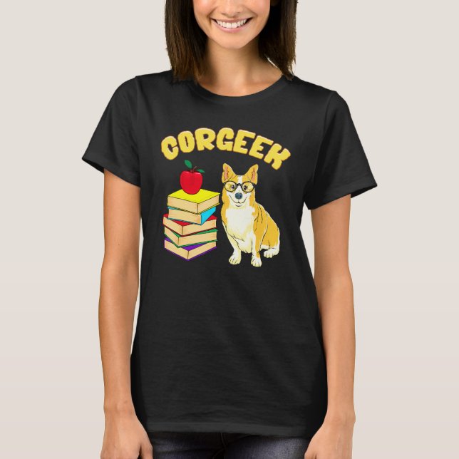 Camiseta Corgeek Corgi Chiste (Anverso)