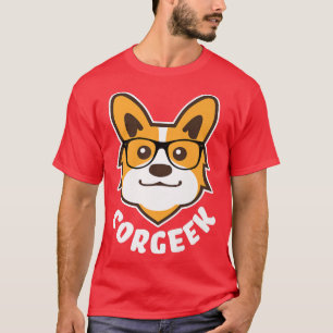 Camiseta Corgeek Corgi Geek Perro Lover Presenta Funny Corg