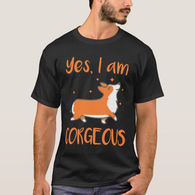 Camiseta Corgeous Corgi (Anverso)