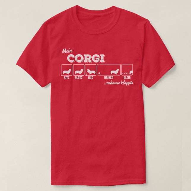Camiseta Corgi (Diseño del anverso)