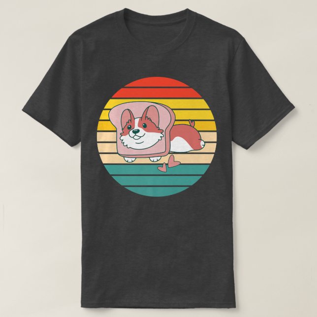Camiseta Corgi-828 De Tostada Cuta (Diseño del anverso)