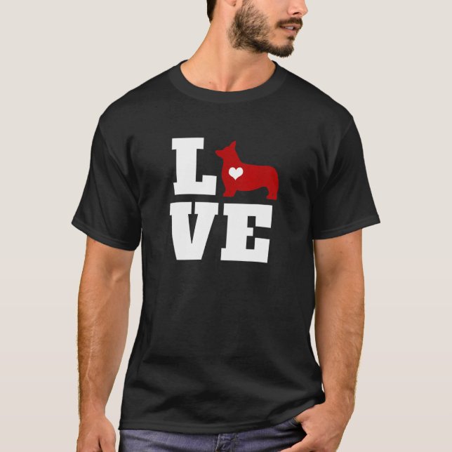 Camiseta Corgi Amor Corgi Lindo (Anverso)