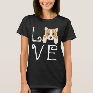 Camiseta Corgi Amor Relajado Ajustar