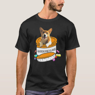 Camiseta Corgi Antidepresivo Premium