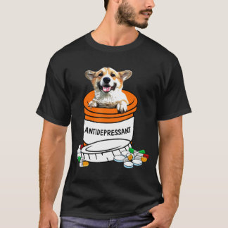 Camiseta Corgi Antidepresivo T Antidepresivos Cute Perro