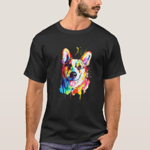 Camiseta Corgi Artistic Dog Cute Sweet Birthday