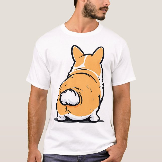 Camiseta Corgi Backside (Anverso)