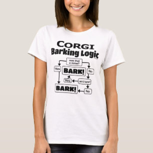 Camiseta Corgi Barking Logic