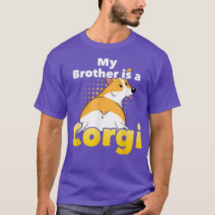Camiseta Corgi Brother Kids Boys Puppy Dog Lover